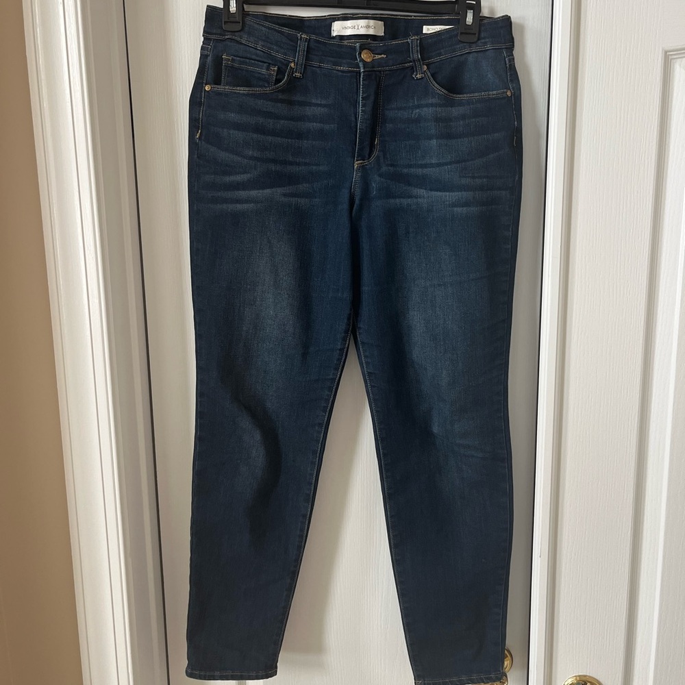 Vintage America Indigo Skinny Jeans